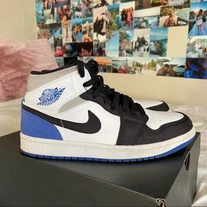 Air Jordan 1 Mid SE Game Royal Blue/Black Toe
